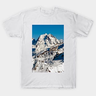 French Alps Mont Vallon Meribel Mottaret France T-Shirt